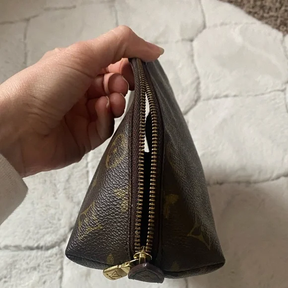 Louis Vuitton trousse demi rhonde cosmetics pouch